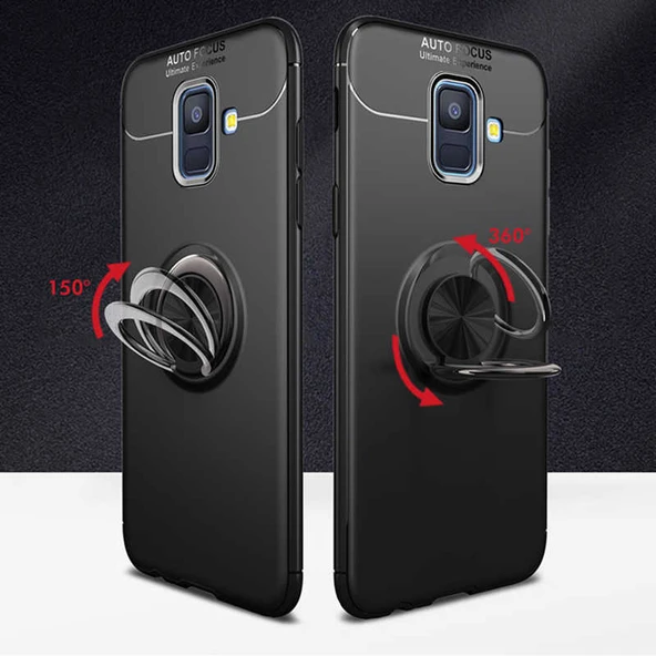 Zore Galaxy ile uyumlu A6 2018 Kılıf Ravel Silikon Kapak - Resim 10