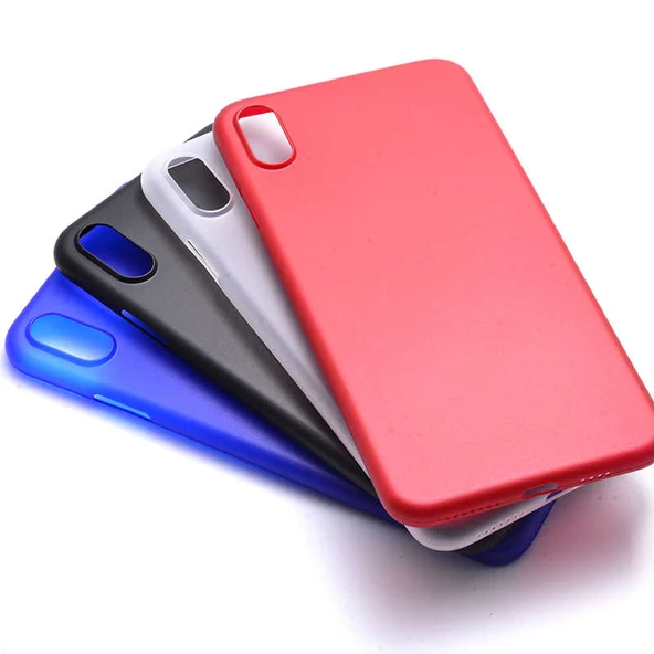 Zore Apple ile uyumlu iPhone XS Max 6.5 Kılıf 1.Kalite PP Silikon - 6