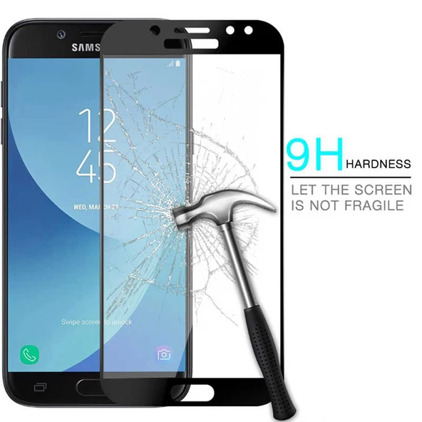 Zore Galaxy ile uyumlu J7 Prime Kenarları Kırılmaya Dayanıklı Cam Ekran Koruyucu - 2