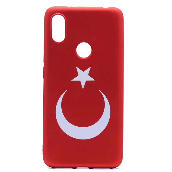 Zore Xiaomi ile uyumlu Redmi S2 Kılıf Bayrak Silikon
