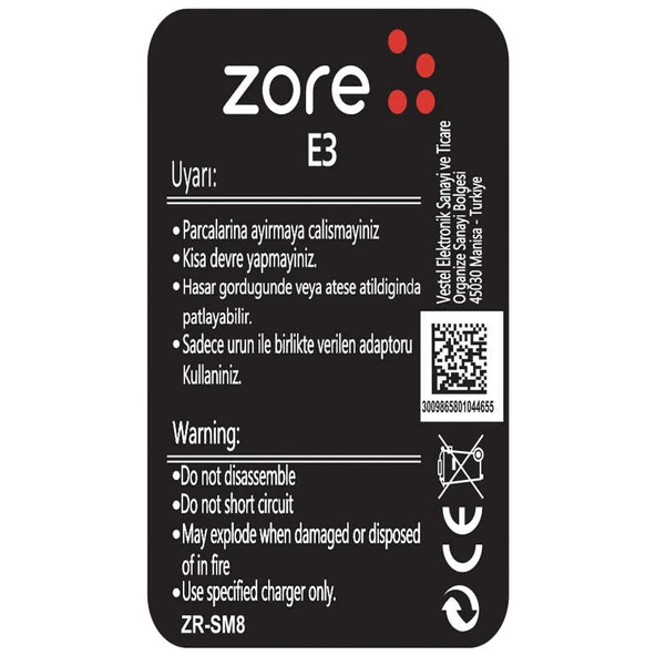 Zore Genaral Mobile ile uyumlu Discovery E3 A Kalite Uyumlu Batarya - 2