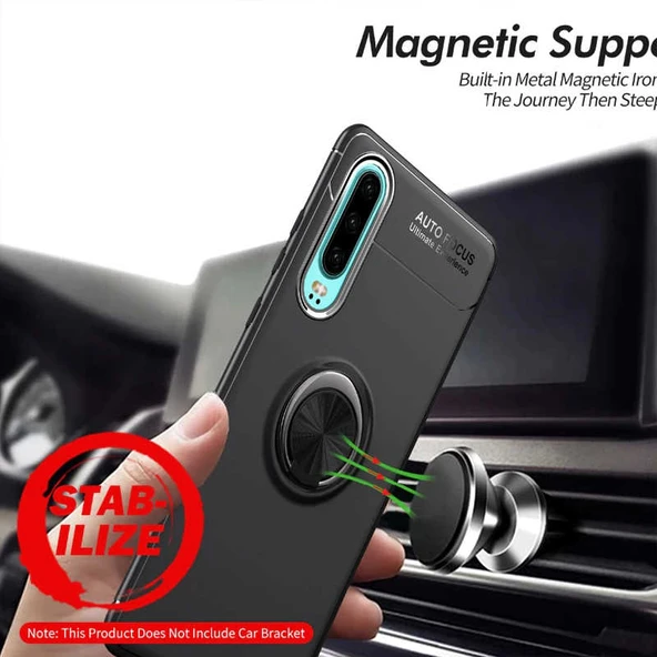 Zore Huawei ile uyumlu P30 Kılıf Ravel Silikon Kapak - 8