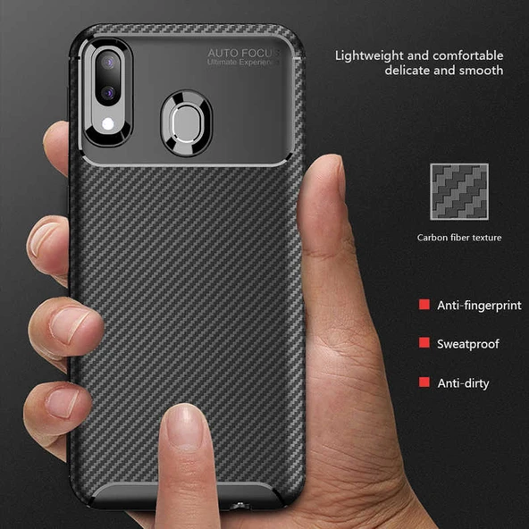 Zore Galaxy ile uyumlu M20 Kılıf Negro Silikon Kapak - 8