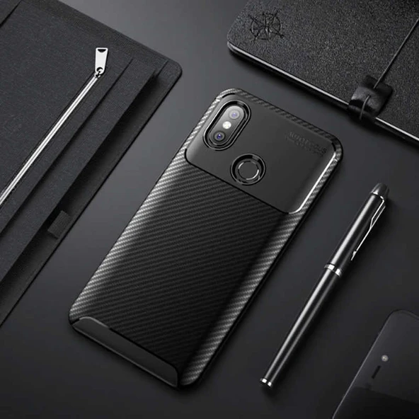 Zore Xiaomi ile uyumlu Mi Max 3 Kılıf Negro Silikon Kapak - Resim 9