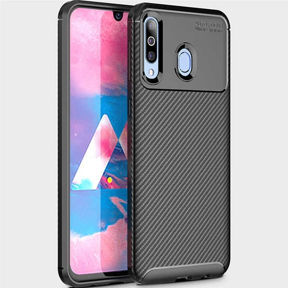 Zore Galaxy ile uyumlu M30 Kılıf Negro Silikon Kapak - 11