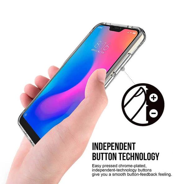 Zore Xiaomi ile uyumlu Mi A2 Lite Kılıf Gard Silikon - Resim 4