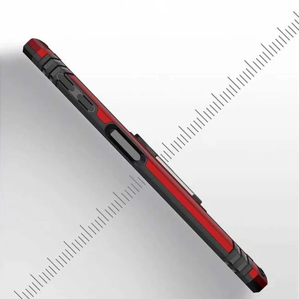 Zore Galaxy ile uyumlu A7 2018 Kılıf Vega Kapak - Resim 4