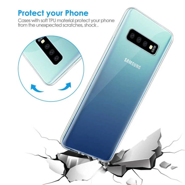 Zore Galaxy ile uyumlu S10 Kılıf İmax Silikon - 5