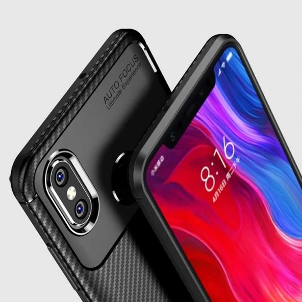 Zore Xiaomi ile uyumlu Mi Max 3 Kılıf Negro Silikon Kapak - Resim 4