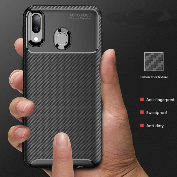 Zore Galaxy ile uyumlu A30 Kılıf Negro Silikon Kapak - 7
