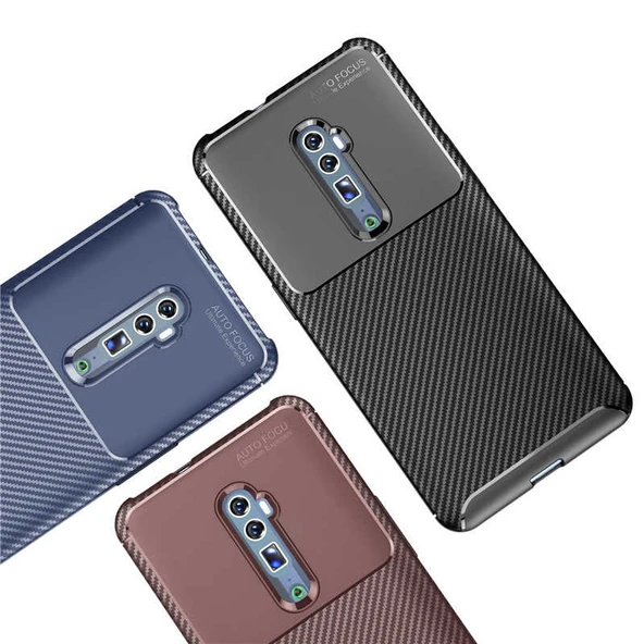 Zore Oppo ile uyumlu Reno 10X Zoom Kılıf Negro Silikon Kapak - 3