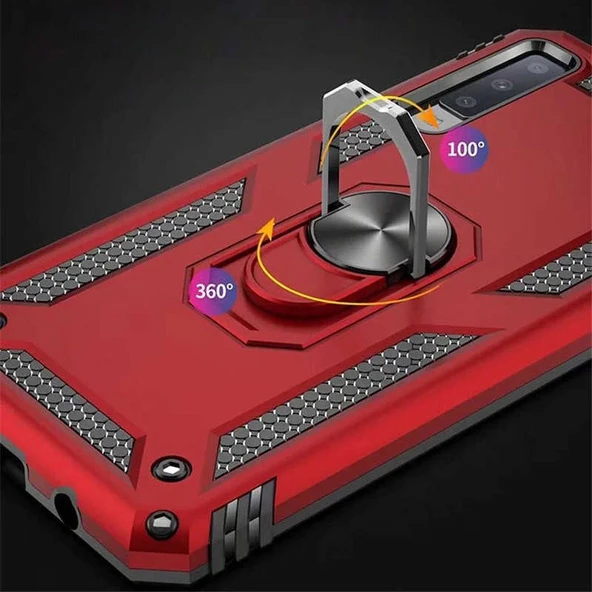 Zore Galaxy ile uyumlu A7 2018 Kılıf Vega Kapak - Resim 7