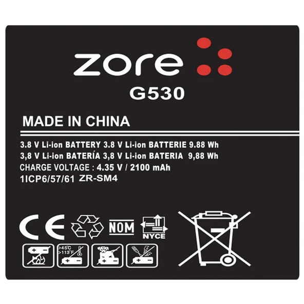 Zore Galaxy ile uyumlu Grand Prime G530 A Kalite Uyumlu Batarya - 2