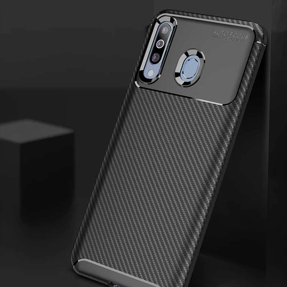 Zore Galaxy ile uyumlu M30 Kılıf Negro Silikon Kapak - 4