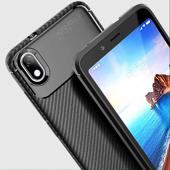 Zore Xiaomi ile uyumlu Redmi 7A Kılıf Negro Silikon Kapak - 8