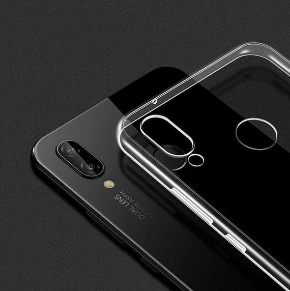 Zore Huawei ile uyumlu Y7 Prime 2019 Kılıf Süper Silikon Kapak - 5