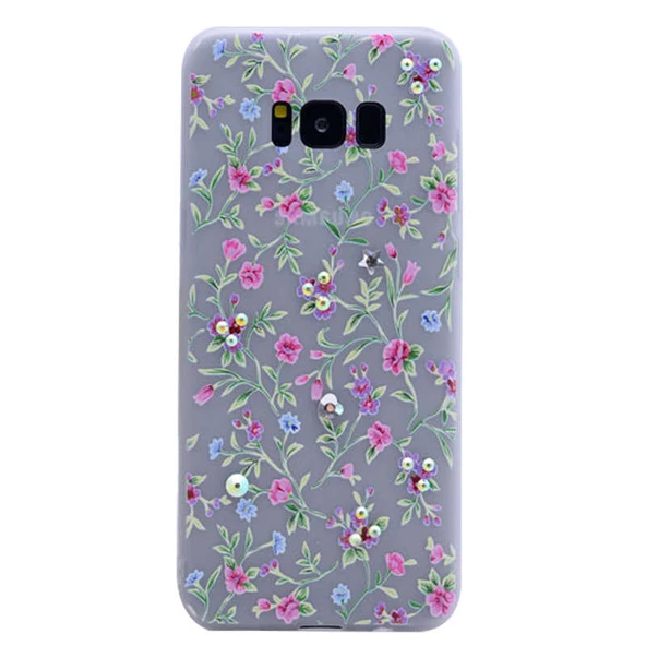 Zore Galaxy ile uyumlu S8 Plus Kılıf Pembiş Silikon - 4