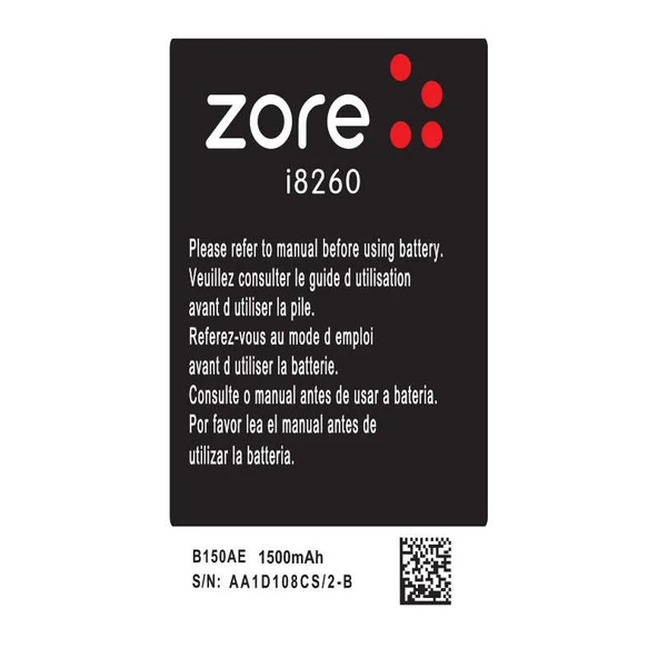 Zore Galaxy ile uyumlu Core İ8260 A Kalite Uyumlu Batarya - 2