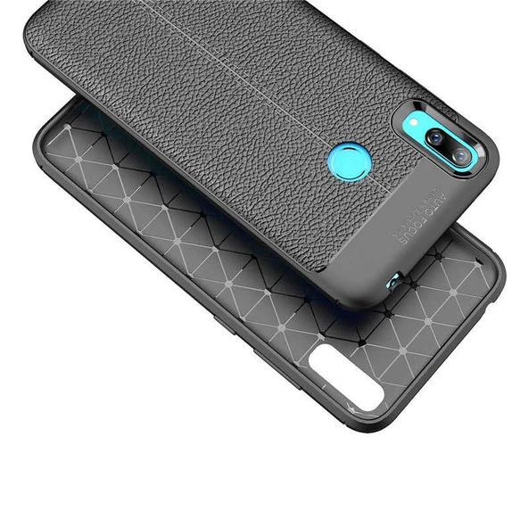 Zore Huawei ile uyumlu Y7 Prime 2019 Kılıf Niss Silikon Kapak - 8