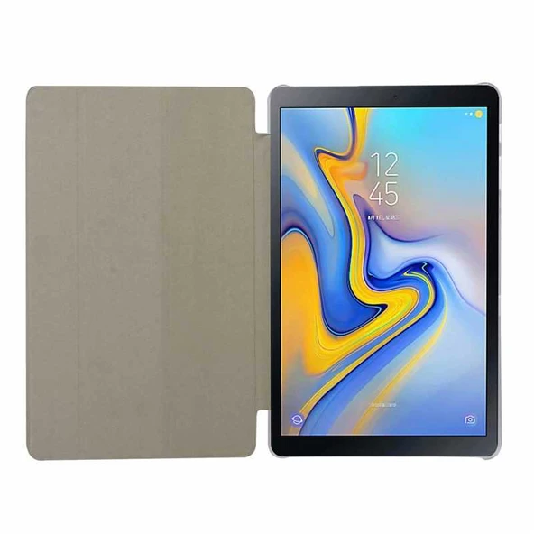 Zore Galaxy ile uyumlu Tab A T590 Smart Cover Standlı 1-1 Kılıf - Resim 2