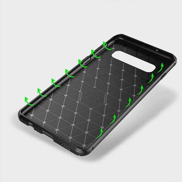 Zore Galaxy ile uyumlu S10 Kılıf Negro Silikon Kapak - 9
