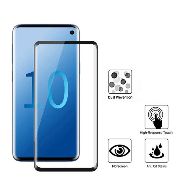 Zore Galaxy ile uyumlu S10E Kenarları Kırılmaya Dayanıklı Cam Ekran Koruyucu - 2