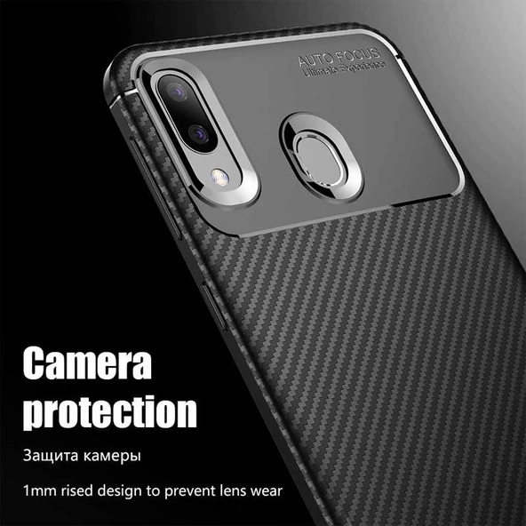 Zore Galaxy ile uyumlu M20 Kılıf Negro Silikon Kapak - 6