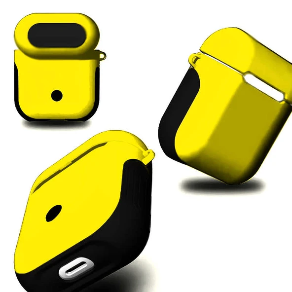 Zore Apple ile uyumlu Airpods ile uyumlu Kılıf Shockproof Silikon - 6