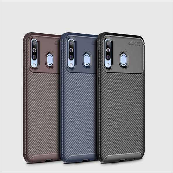 Zore Galaxy ile uyumlu M30 Kılıf Negro Silikon Kapak - 3