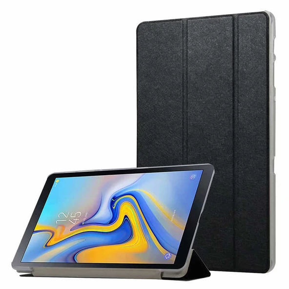 Zore Galaxy ile uyumlu Tab A T590 Smart Cover Standlı 1-1 Kılıf - Resim 7