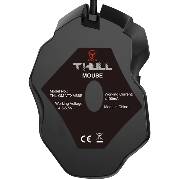 Thl Gm VTXM66S Vortex Rgb Oyuncu Mouse 7d Optik 3200 Dpı - Resim 5