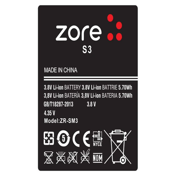 Zore Galaxy ile uyumlu S3 A Kalite Uyumlu Batarya - 2