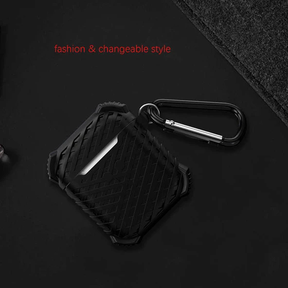 Zore Apple ile uyumlu Airpods ile uyumlu Kılıf Airbag 02 Silikon - 8