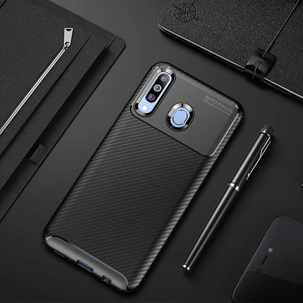 Zore Galaxy ile uyumlu M30 Kılıf Negro Silikon Kapak - 12