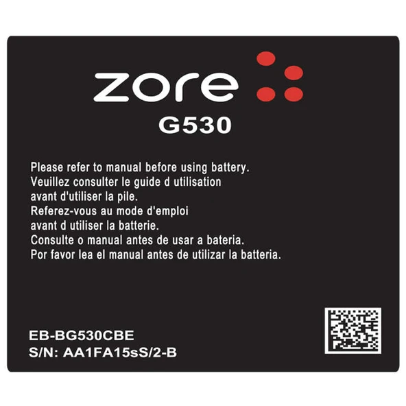 Zore Galaxy ile uyumlu Grand Prime G530 A Kalite Uyumlu Batarya