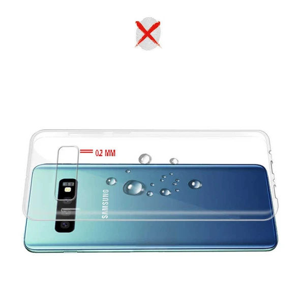 Zore Galaxy ile uyumlu S10 Kılıf İmax Silikon - 4