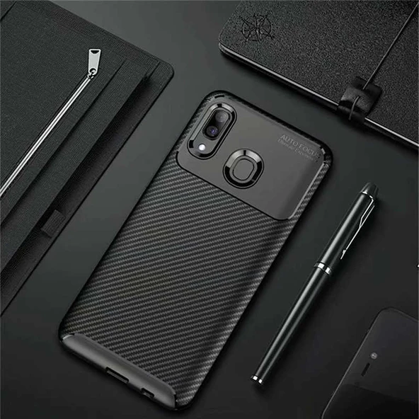 Zore Galaxy ile uyumlu A30 Kılıf Negro Silikon Kapak - 8