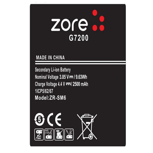 Zore Galaxy ile uyumlu Grand Max A Kalite Uyumlu Batarya