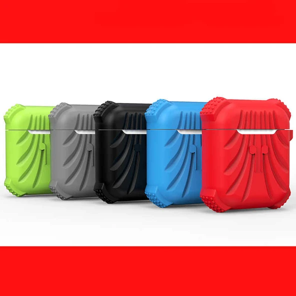 Zore Apple ile uyumlu Airpods ile uyumlu Kılıf Airbag 01 Silikon - 8