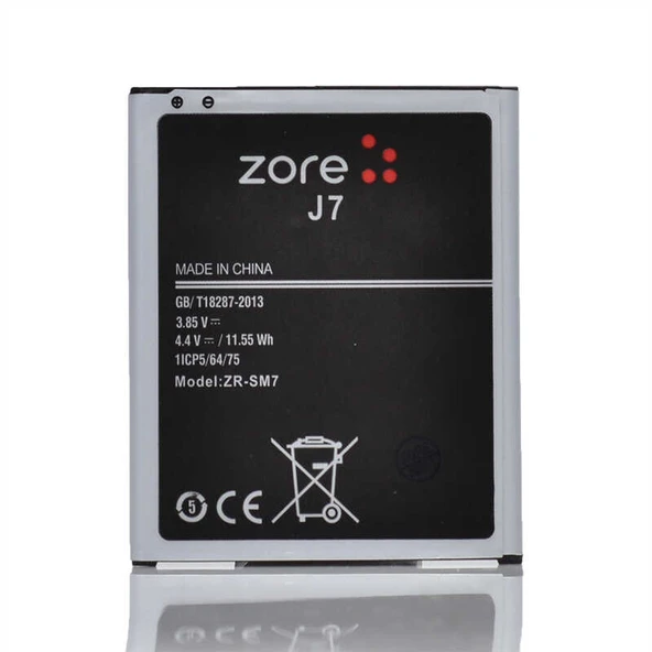 Zore Galaxy ile uyumlu J7 A Kalite Uyumlu Batarya - 1