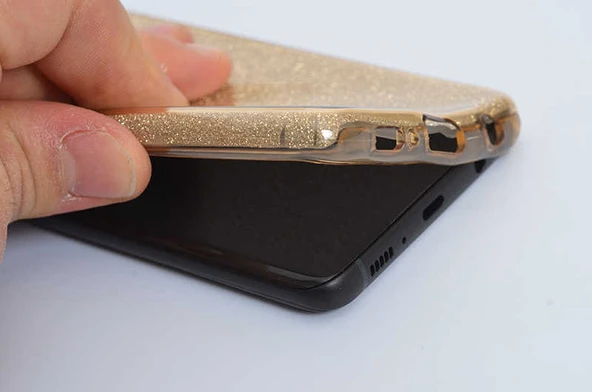 Zore Galaxy ile uyumlu S10 Kılıf Shining Silikon - 4