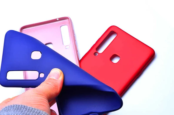Zore Galaxy ile uyumlu A9 2018 Kılıf Premier Silikon Kapak - 2