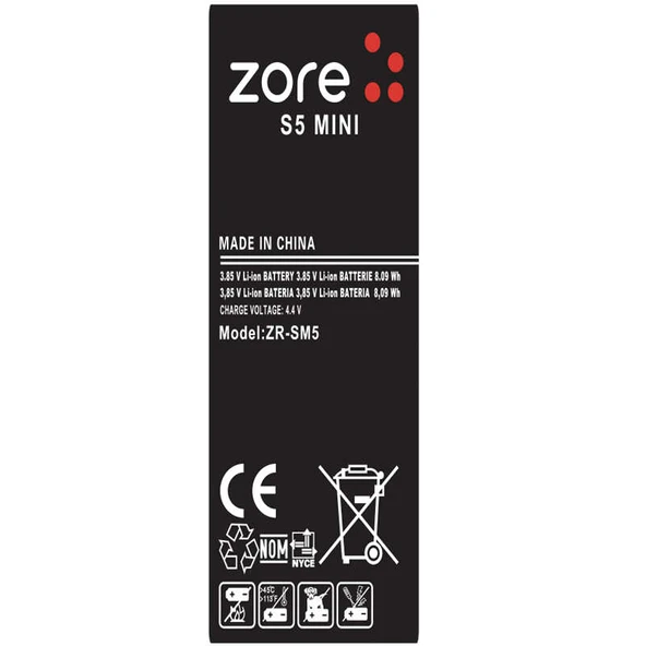 Zore Galaxy ile uyumlu S5 Mini A Kalite Uyumlu Batarya - 2