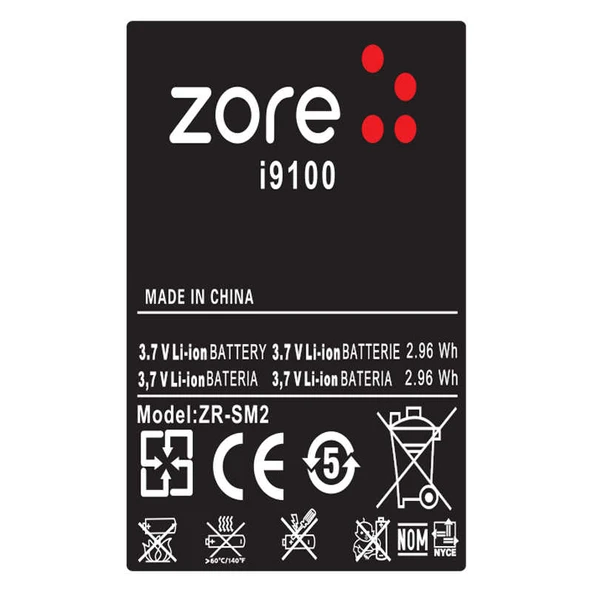 Zore Galaxy ile uyumlu S2 A Kalite Uyumlu Batarya - 2
