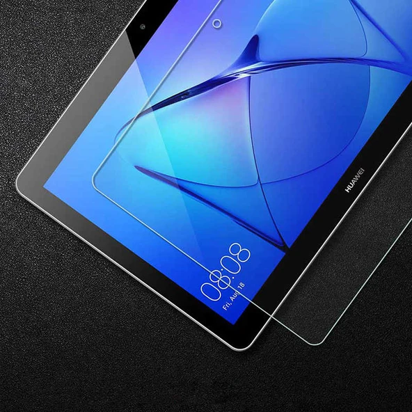 Zore Huawei ile uyumlu T3 10 inç Tablet Temperli Cam Ekran Koruyucu - 4