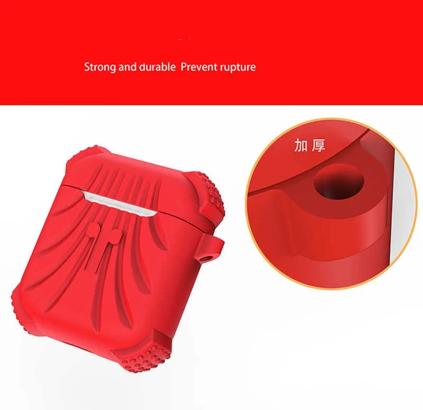 Zore Apple ile uyumlu Airpods ile uyumlu Kılıf Airbag 01 Silikon - 6