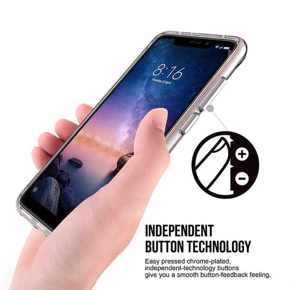 Zore Xiaomi ile uyumlu Redmi Note 6 Pro Kılıf Gard Silikon - 6