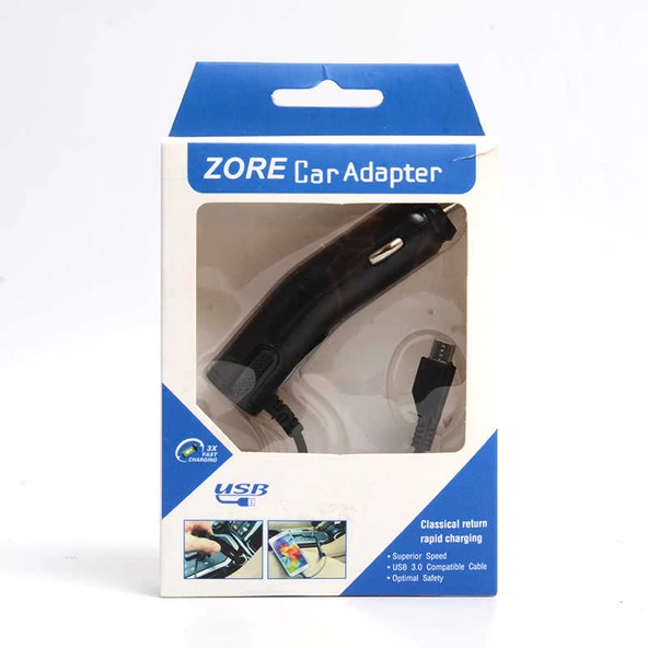 Zore 800 Mah Kablolu Araç Şarj Aleti - Resim 5