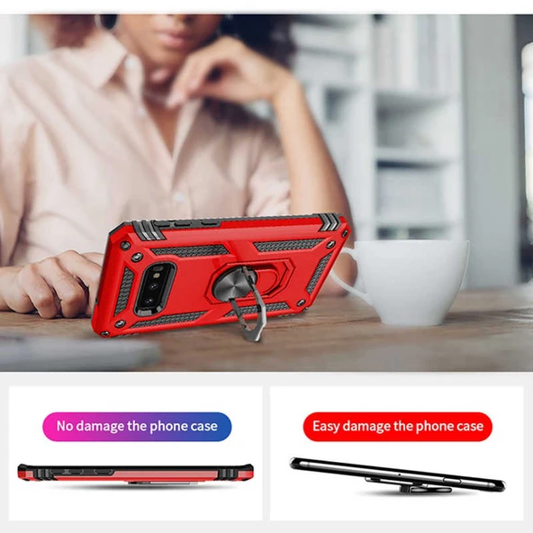 Zore Galaxy ile uyumlu S10E Kılıf Vega Kapak - Resim 7