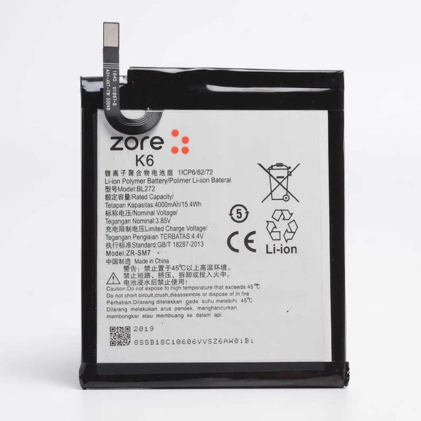 Lenovo K6 Zore Tam Orjinal Batarya - 1